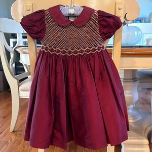 Authentic girls Burberry dress 12 months